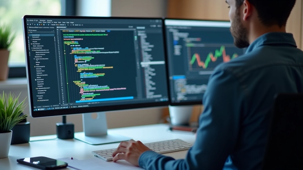 Code development environment showing performance optimization